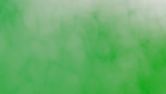 Full Space In White Smoke On Green Screen Background 3d Rendering