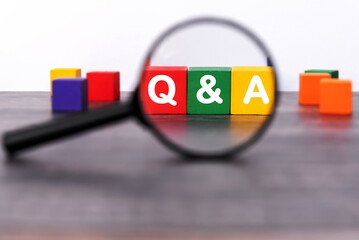 Q and A - Question and Answer With Magnification Glass