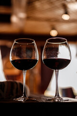 glass of red wine