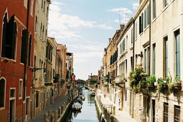 Fototapeta na wymiar Venice, gondola, summer