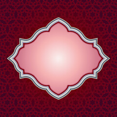 ramadan background with frame