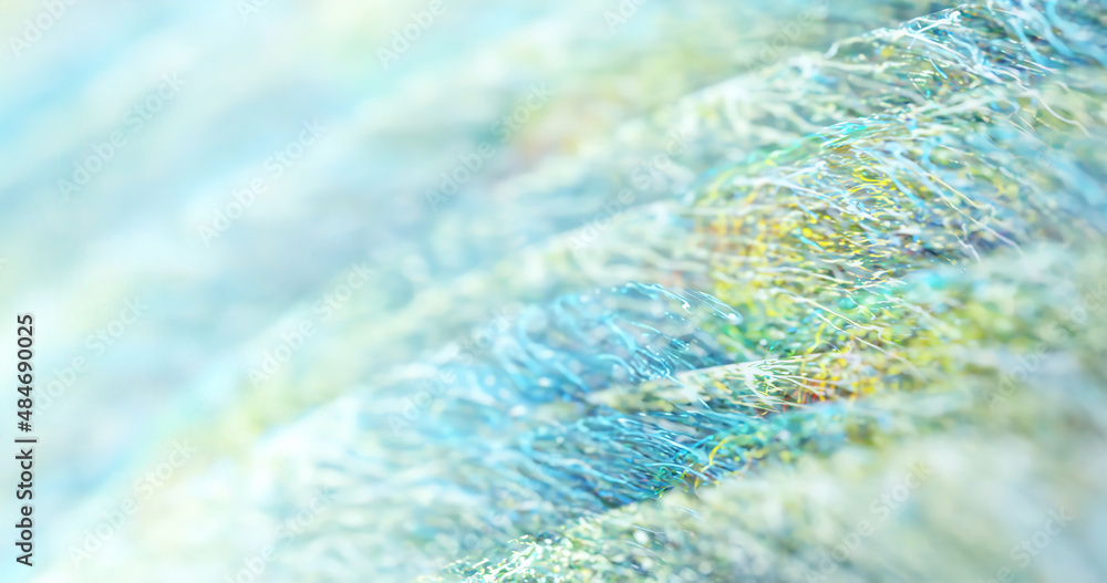 Aufkleber abstract blue, gold glitter texture background. defocused, bokeh effect with lights. abstract magic 