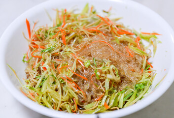 Chinese food, Multicolour Glass Noodles_cold dish - Image