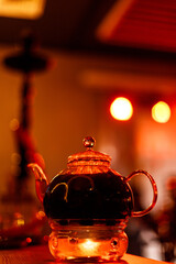 teapot with tea