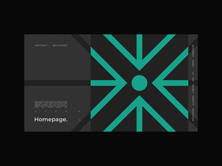 Abstract homepage background. Bauhaus, Modernism aesthetics. Minimal illustration brutalism inspired.
