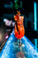 cocktail in the bar