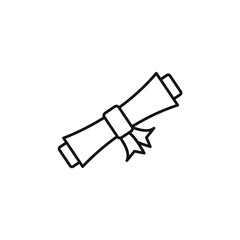 diploma icons symbol vector elements for infographic web 