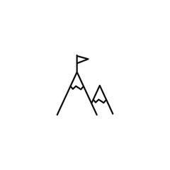 goal icons symbol vector elements for infographic web