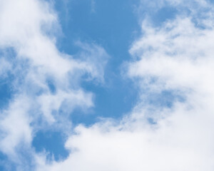 blue sky with clouds