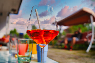 glass of wine