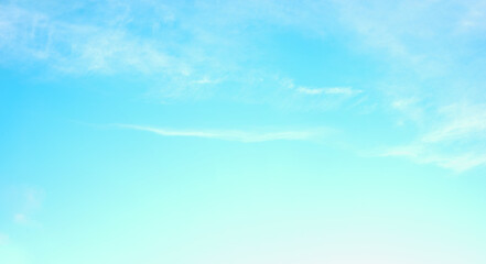 light turquoise blue sky background