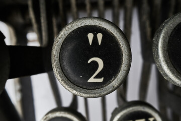 2 - old typewriter keys