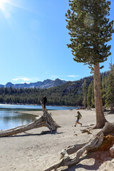 Fototapeta premium Horseshoe Lak in the Mammoth Lakes basin, California