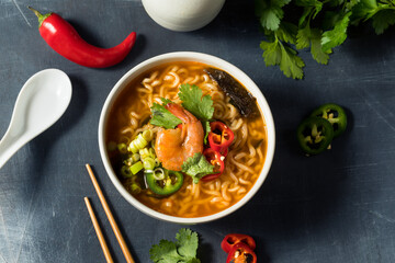 Instant Spicy Seafood Ramen