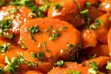 Homemade Baked Sugar Glazed Carrots