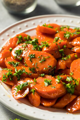 Homemade Baked Sugar Glazed Carrots