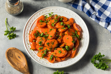 Homemade Baked Sugar Glazed Carrots