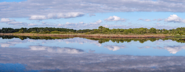 Sa Vall salt lake, Colònia de Sant Jordi, ses Salines, Mallorca, Balearic Islands, Spain