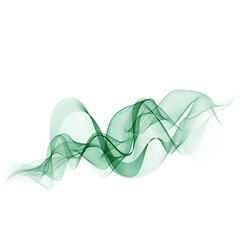 Abstract vector background, green waved lines for brochure, website, flyer design.