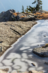 Pond on the top