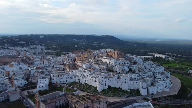 Aerial view of Ostuni 