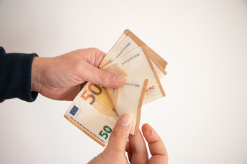 Contare banconote da 50 euro
