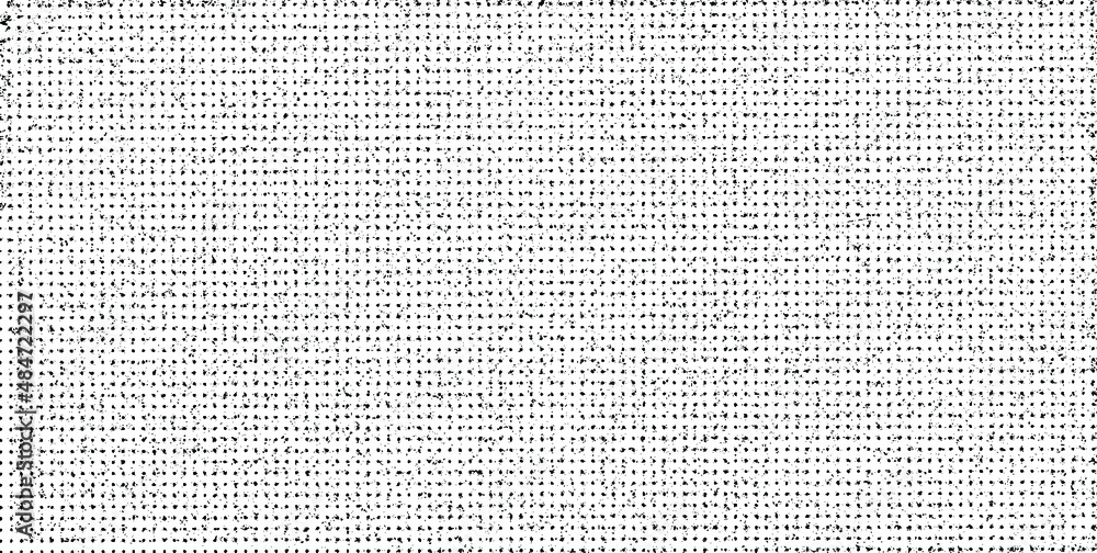 Poster vector fabric texture. distressed texture of weaving fabric. grunge background. abstract halftone ve