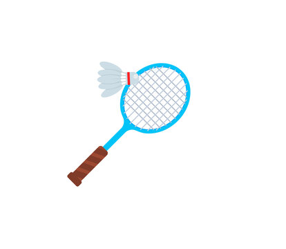 Badminton vector isolated icon. Badminton emoji illustration. Badminton vector isolated emoticon