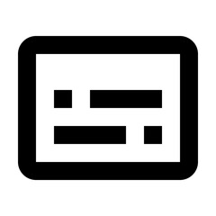 Subtitles Icon, CC Symbol, Subtitles Symbol, Subtitles Vector
