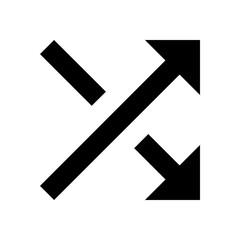 Shuffle, Shuffle Symbol, Shuffle Vector, Shuffle Icon


