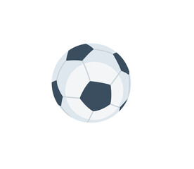 Soccer ball vector isolated icon. Soccer ball emoji illustration. Soccer ball vector isolated emoticon
