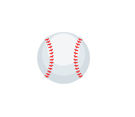 Baseball ball vector isolated icon. Baseball ball emoji illustration. Baseball ball vector isolated emoticon