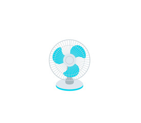 Electric Fan vector isolated icon. Electric Fan emoji illustration. Electric Fan vector isolated emoticon