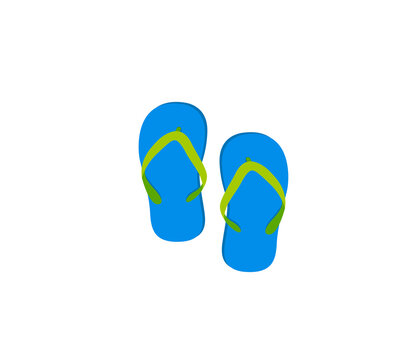 Flip Flop vector isolated icon. Emoji illustration. Flip Flop vector emoticon