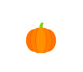 Pumpkin vector isolated icon. Emoji illustration. Pumpkin vector emoticon