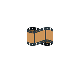 Film Frames vector isolated icon. Emoji illustration. Film Frames vector emoticon