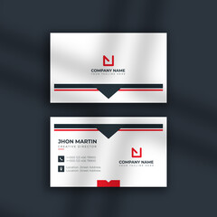 Fototapeta premium business card templates double-sided corporate. clean business cards with simple, modern, creative minimal horizontal and vertical layouts stylish unique custom business card designs.