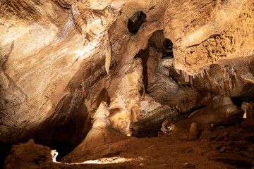 Koneprusy Caves is a cave system in the heart of the limestone region known as Bohemian Karst, Czech Republic. It is located southwest of Prague