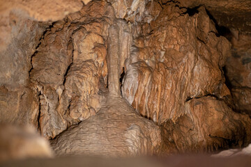 Koneprusy Caves is a cave system in the heart of the limestone region known as Bohemian Karst, Czech Republic. It is located southwest of Prague