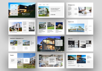 Real Estate Presentation Slides Layout