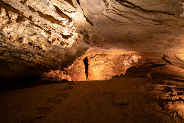 Koněprusy Caves is a cave system in the heart of the limestone region known as Bohemian Karst, Czech Republic. It is located southwest of Prague