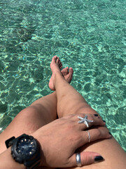 feet in pool