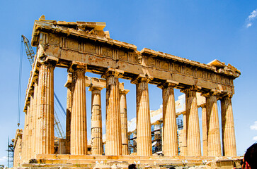 Partenon de Atenas - obrazy, fototapety, plakaty