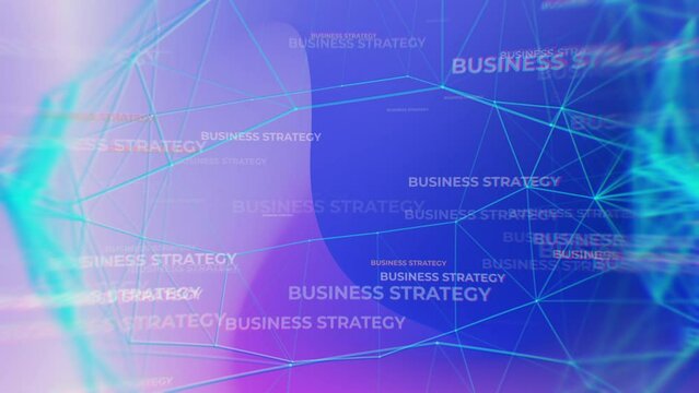 Business Strategy 4k Background Loop