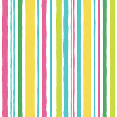 Seamless background with vertical stripes in bright colors. Summer style.