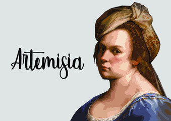 Artemisia Gentileschi - portrait