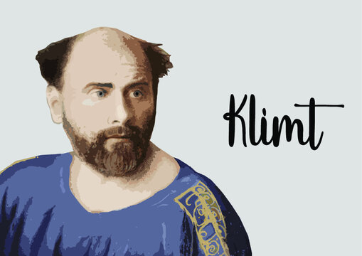 Gustav Klimt portrait