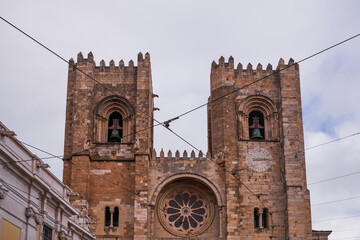 Se, Santa Maria Cathedral - Catholic Church in Alfama, Lisbon, Portugal