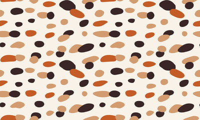 seamless abstract pattern with spots. vector illustration