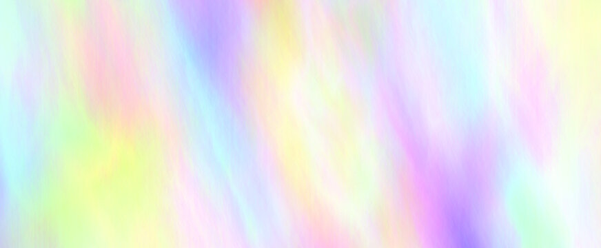 Very beautiful rainbow texture. Holographic Foil. Wonderful magic background. Fantasy colorful card. Iridescent art. Trendy punchy pastel.
